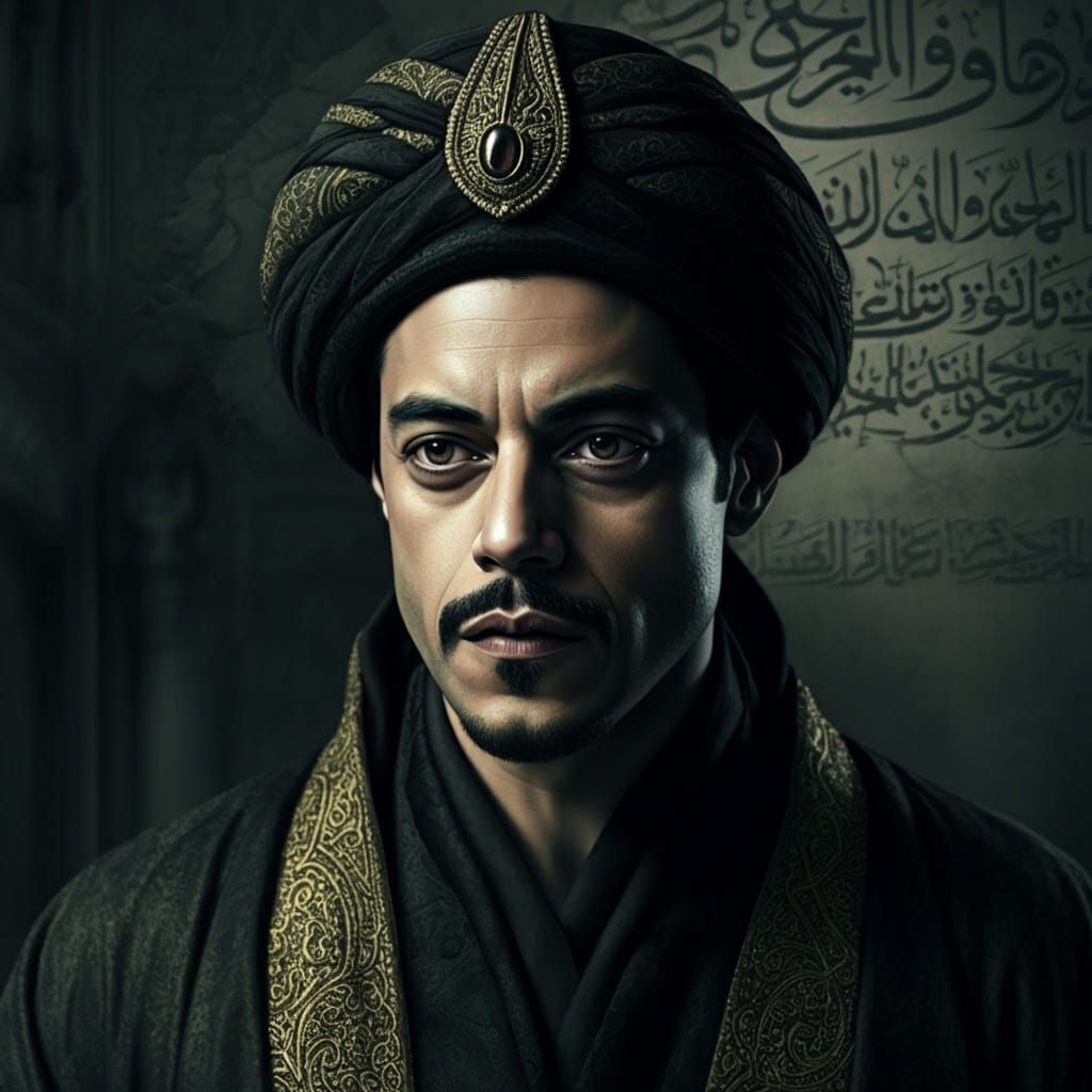 Arabic Vampire Portrait in Byzantine Orthodox Style