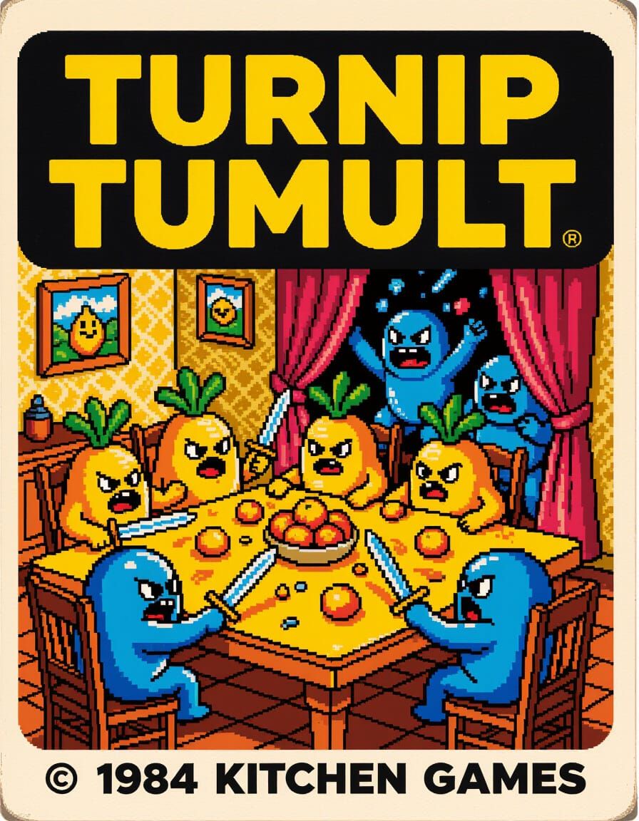 Turnip Tumult: Retro Pixel Kitchen Game