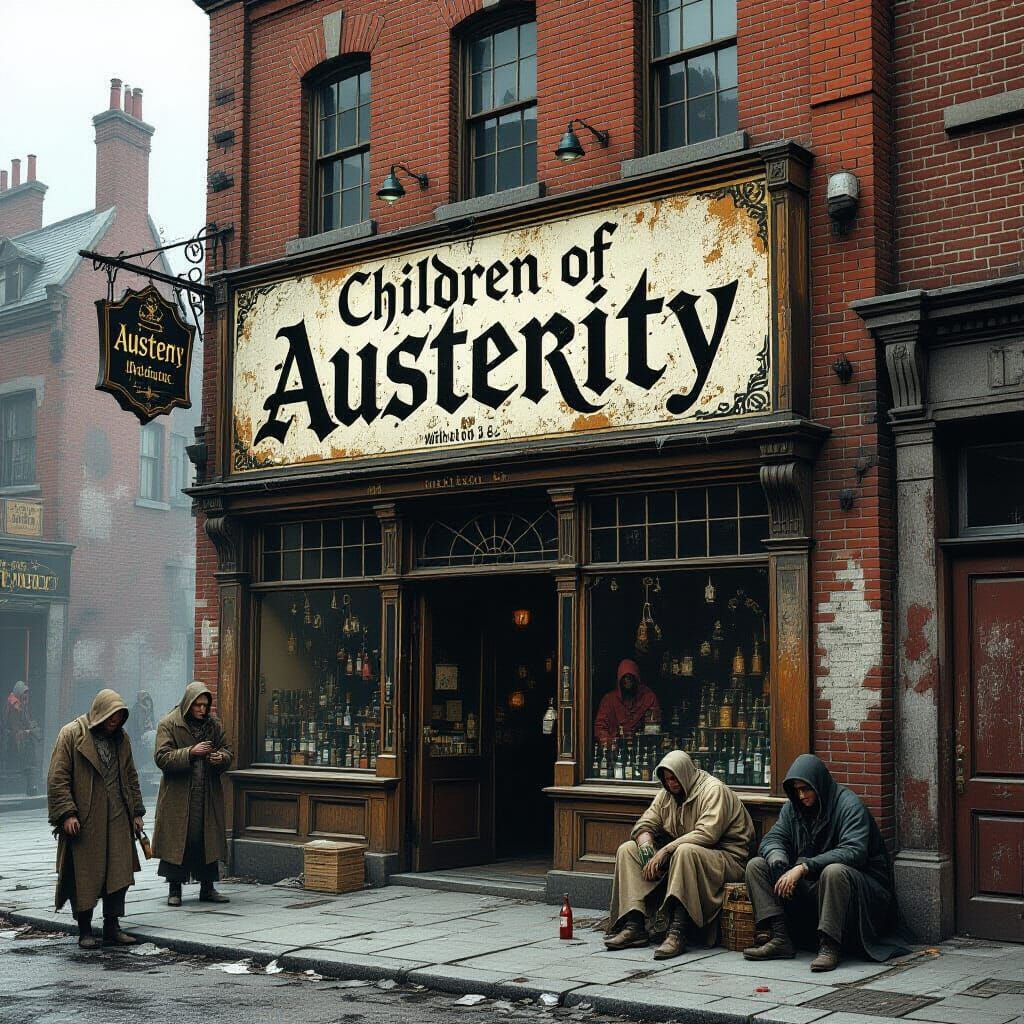 Dystopian Townhouse in Urban Grit Style