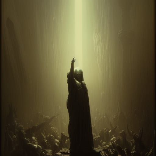 Horror Image: Hate Leading to Suffering