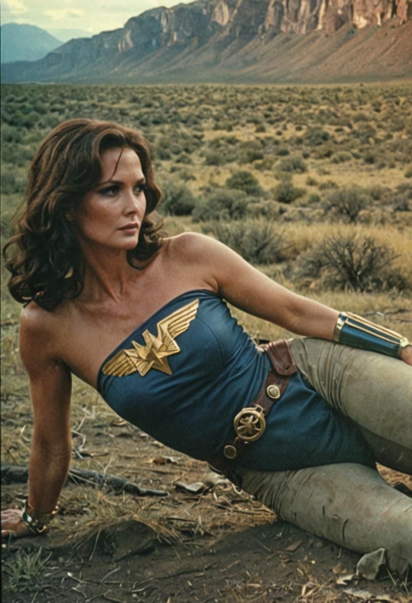 Cinematic Film Still of a Young Woman