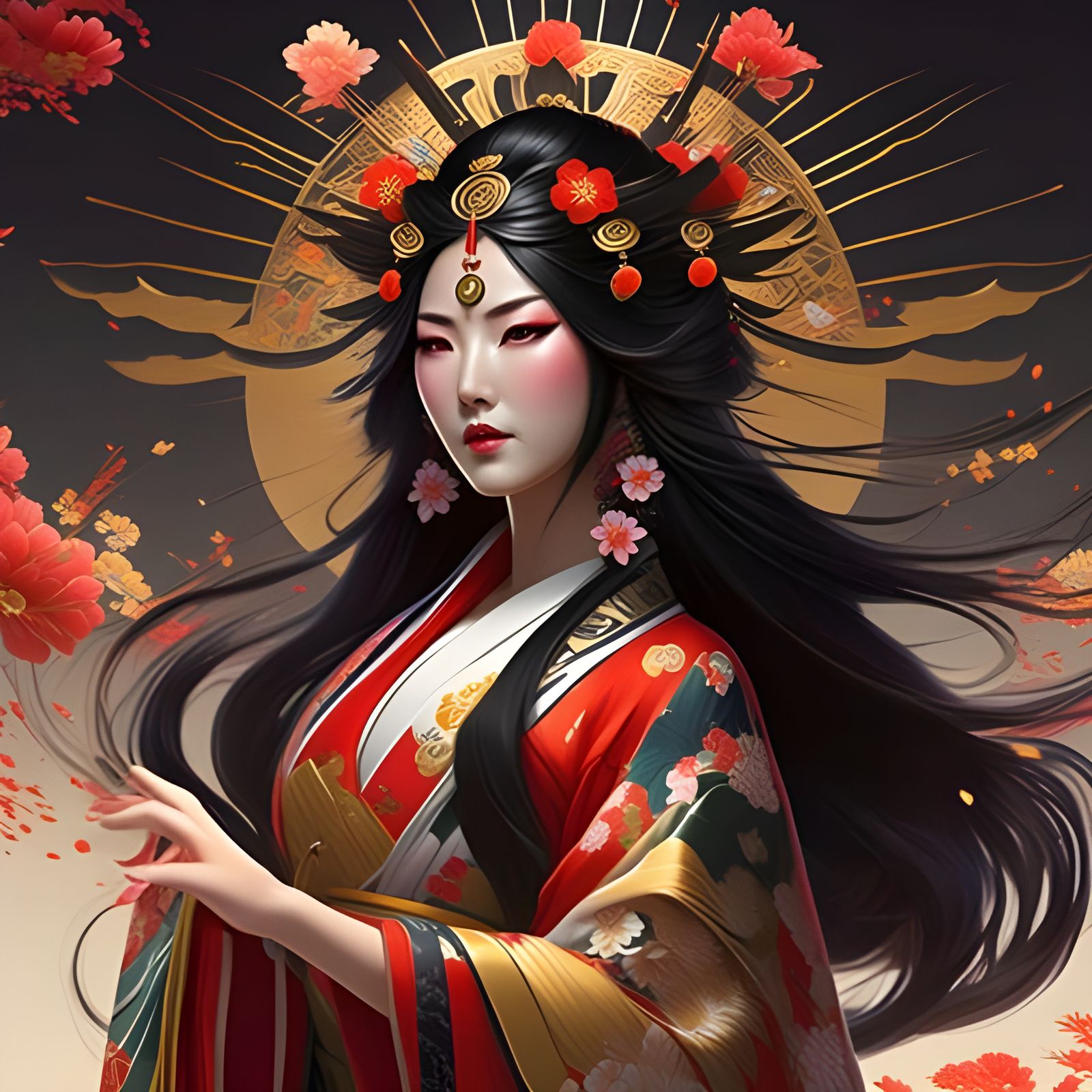 Amaterasu Ōmikami, the Sun Goddess