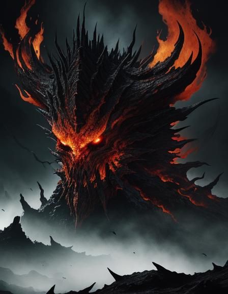 Angry Hell Demons in Dark Fantasy Art