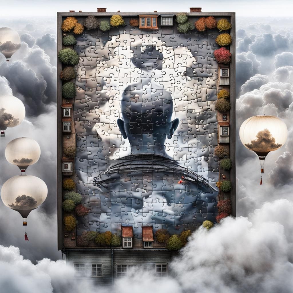 Surreal Jigsaw Orchid Festival: Movie Poster Art