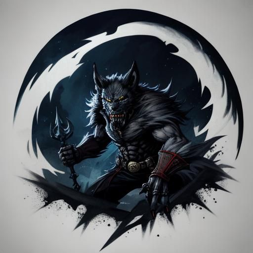 Fearsome Lycanthrope: Savage Werewolf Creature