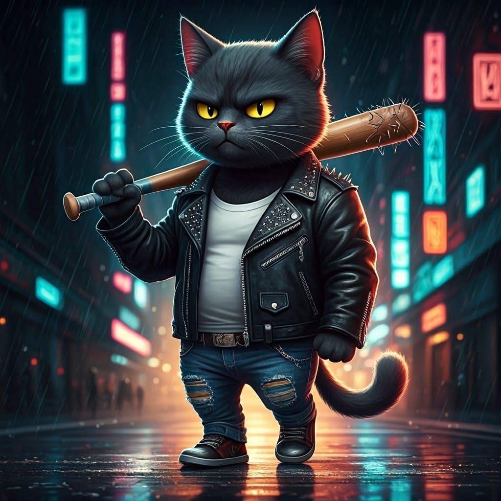 Friday the 13th and a black cat - it's not your day