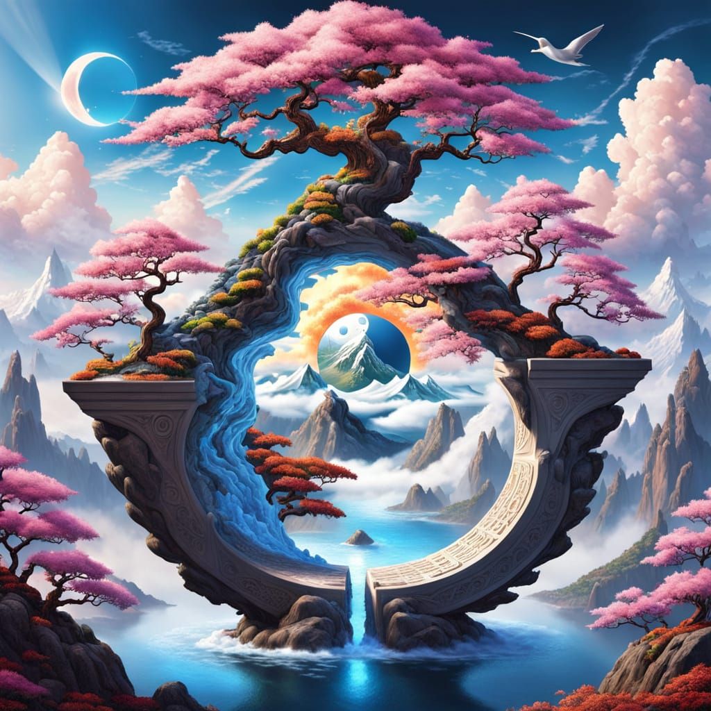 Surreal Portal Unfolds with Twisted Nature and Fierce Elemen...