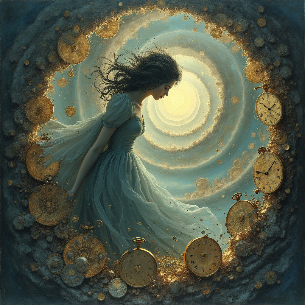 Fractured Time: A Surreal Dreamscape