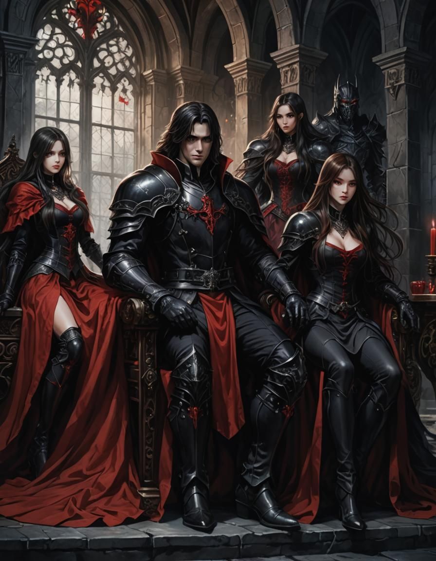 Vampire Knight and Wives in Dark Castle