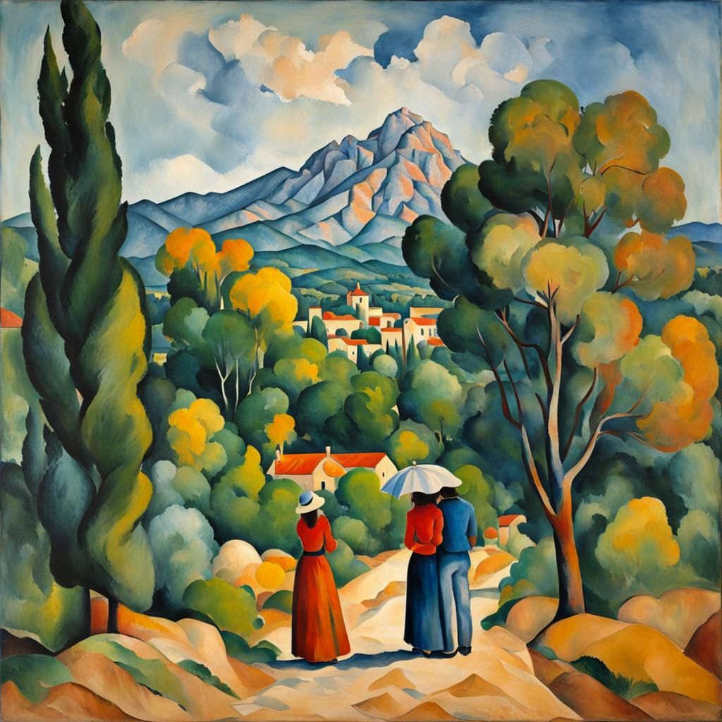 The Kiss: A Post-Impressionist Scene