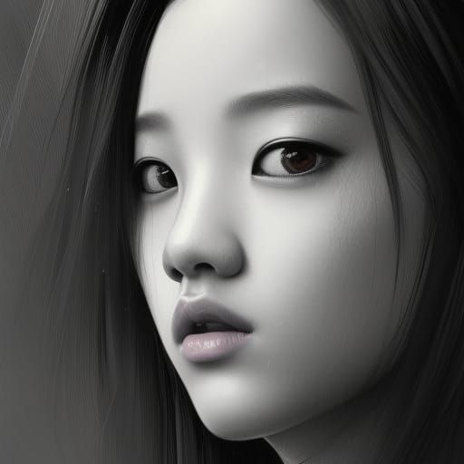 Blackpink Jisoo Portrait in Artgerm Style