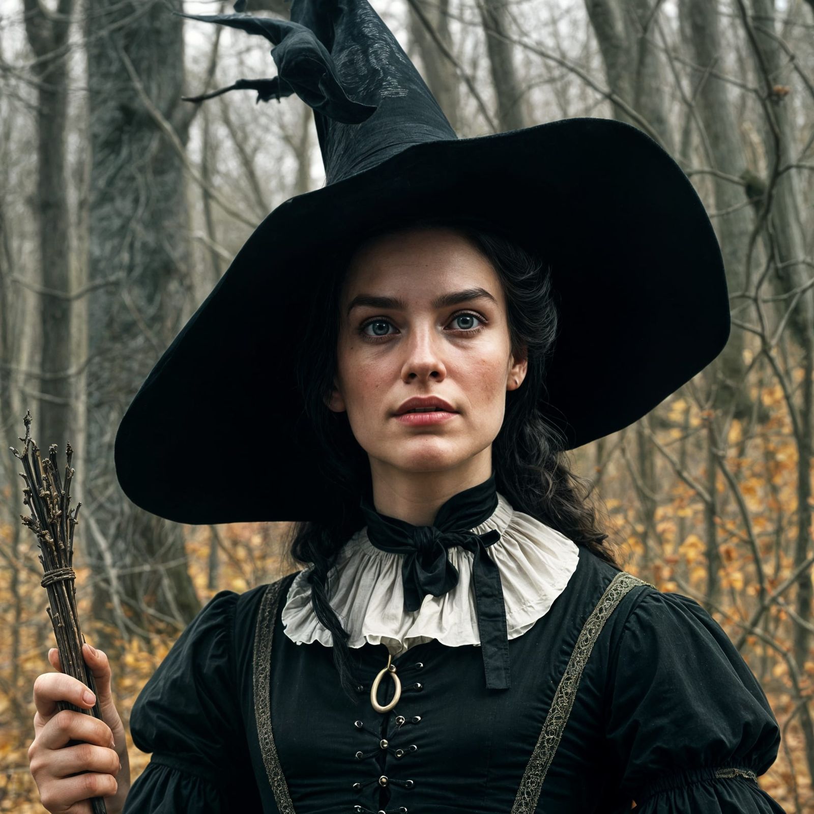 17th Century Witch During Salem Witch Trials