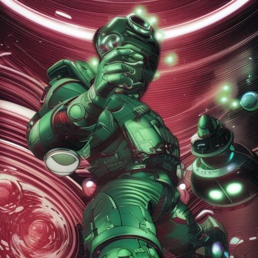 Planetbreaker in Comic Book Art Style