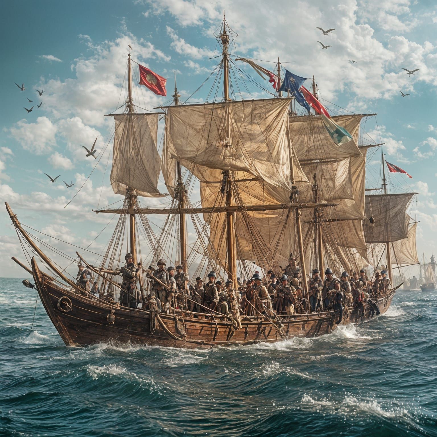 First Battle of Cannanore: A Cinematic Film Still