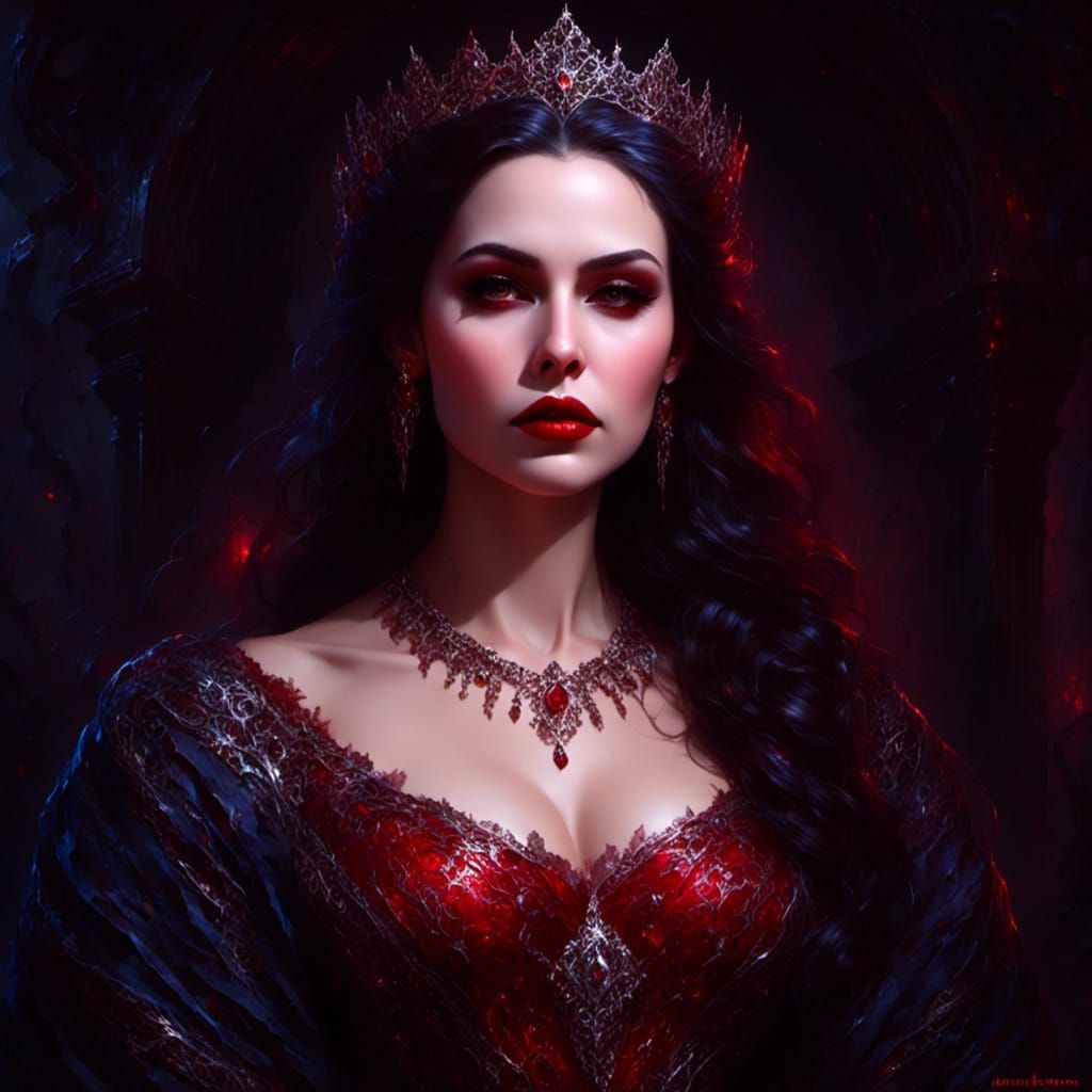 Dracula's Bride: Justina Szilágyi, Vampire Queen Portrait