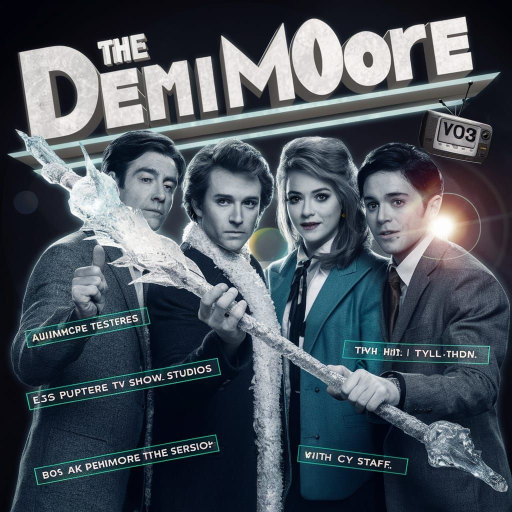 80s Brat Pack with Icy Staff in Fleischer Studios Style