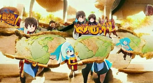 Konosuba World: A Whimsical Fantasy Landscape
