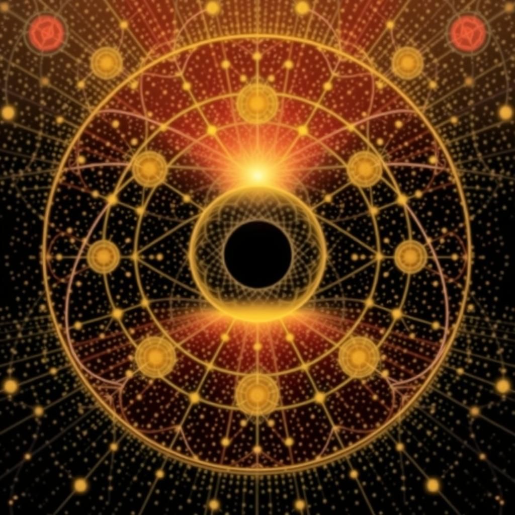 Quantum Equilibrium in Klimt-Inspired Style