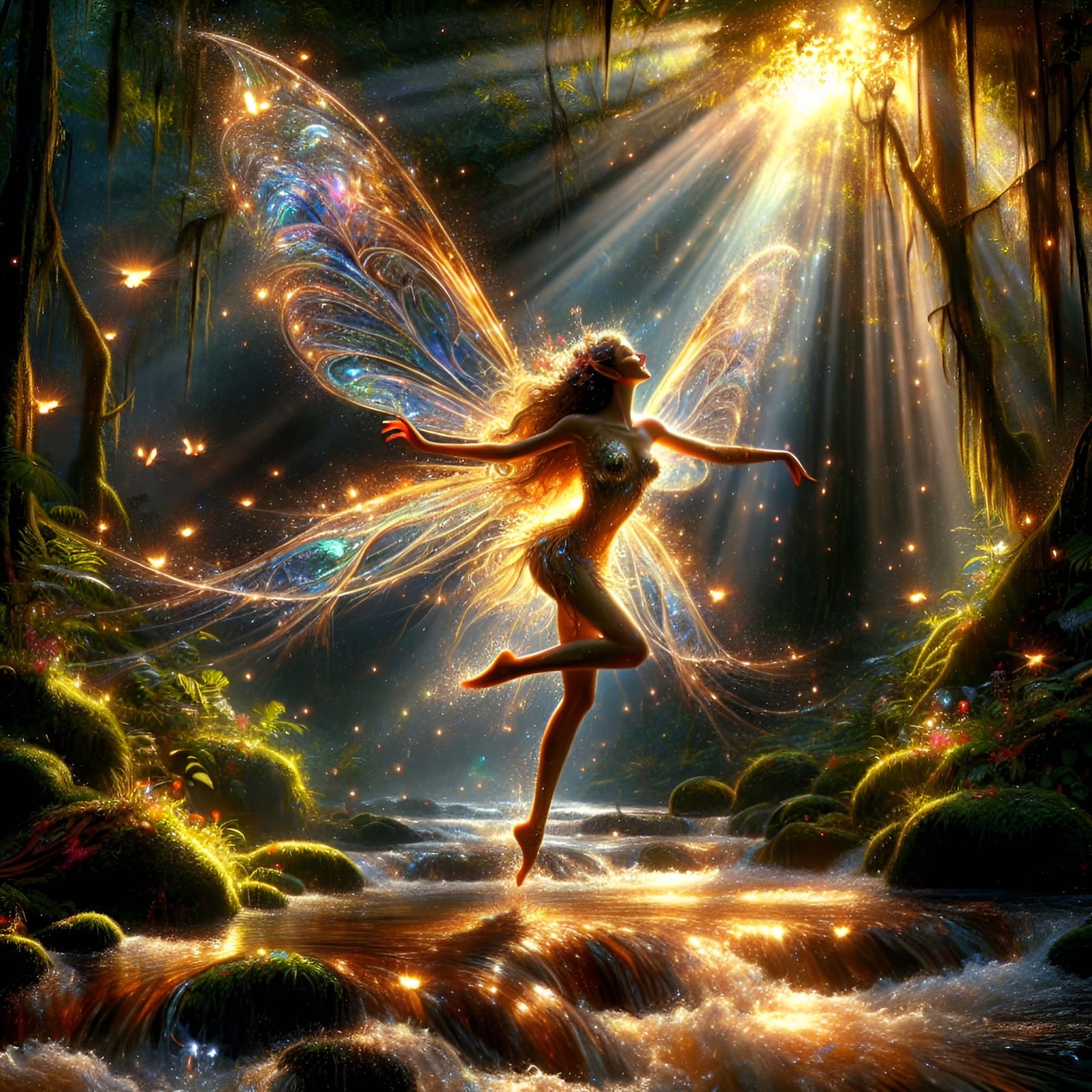 Lithe Light Dances With All her Might