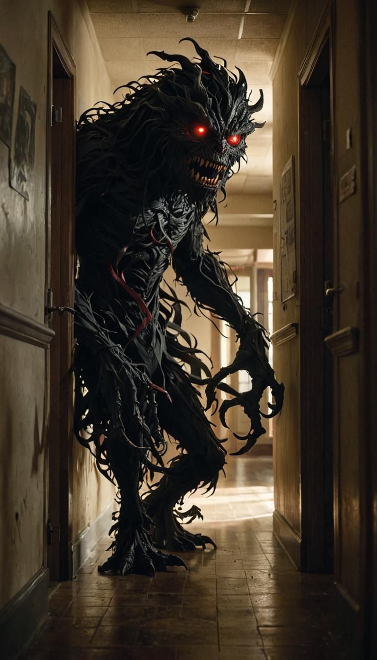 Dark Fantasy: Exam Monster Attacks Student