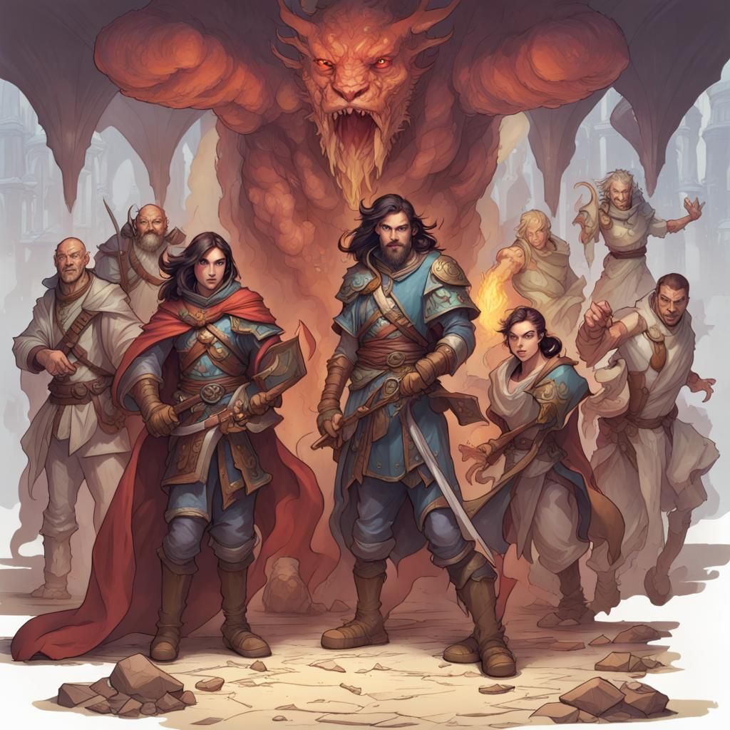 AI Image of Dungeons and Dragons
