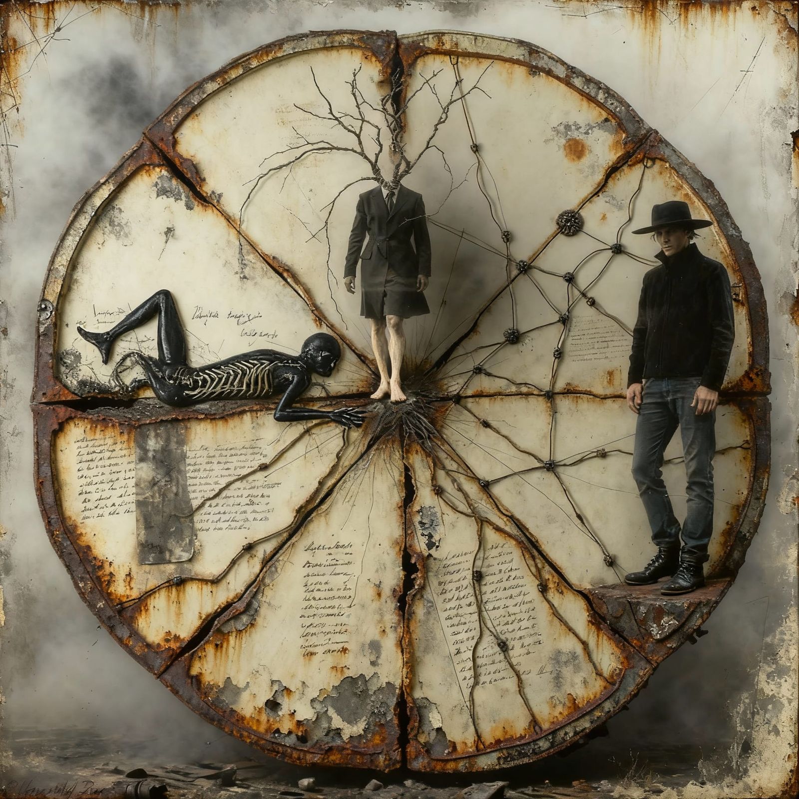 Surreal Abstract Art of Decay and Found Objects