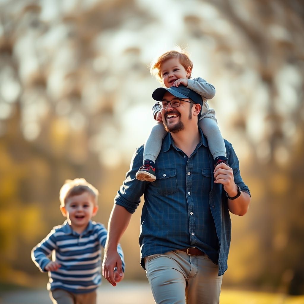 Fatherhood Captured: Natural Family Moment in Photography St...