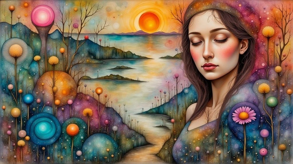 Surreal Gratitude: A Photorealistic Fine Art Masterpiece