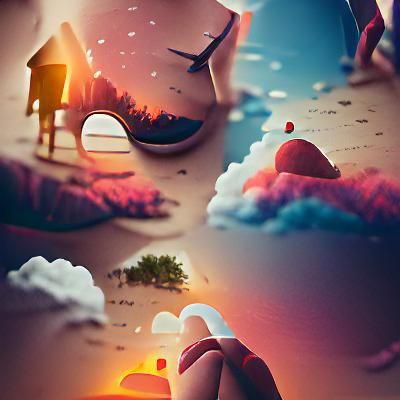 AI Generated Image from Blank Prompt