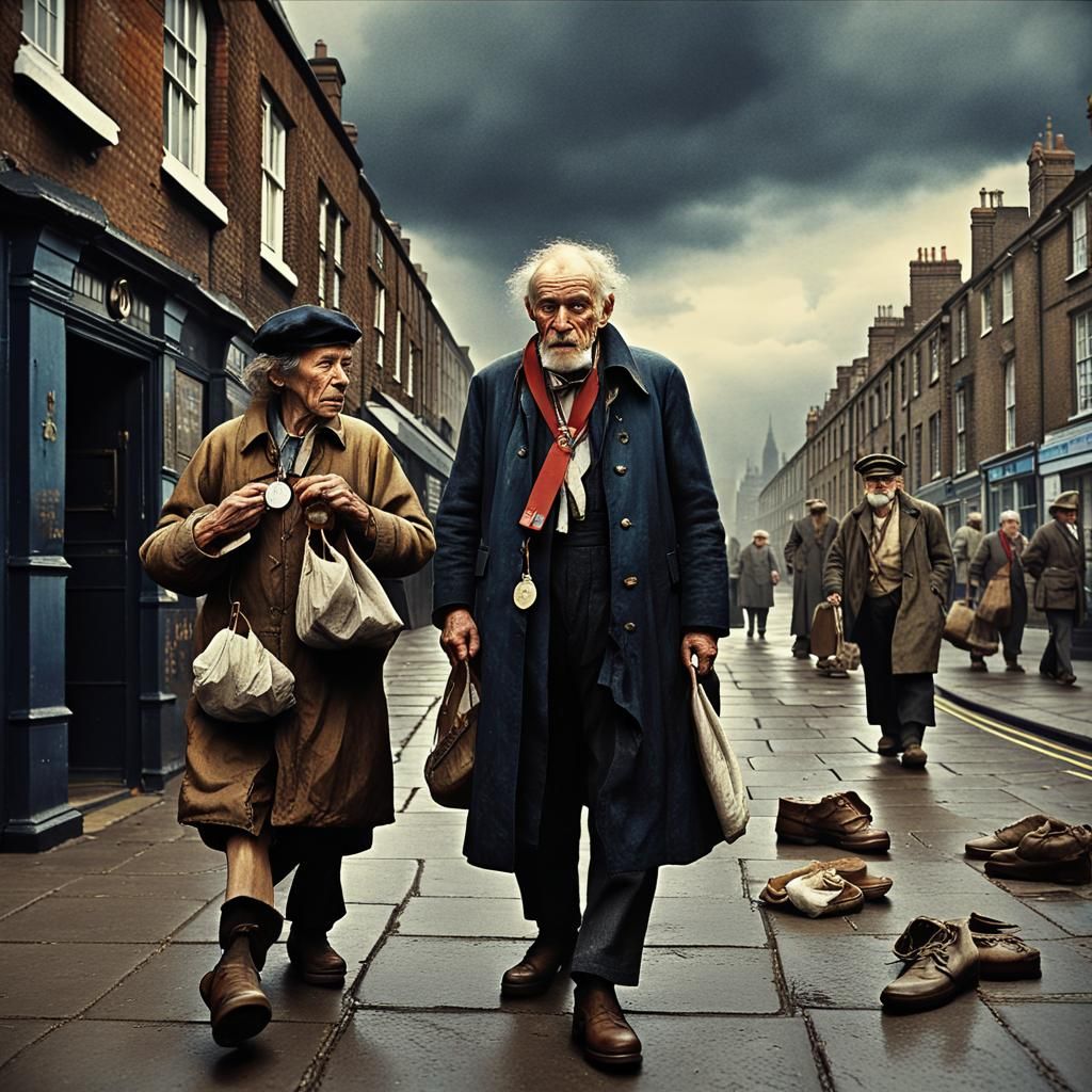 Streets of London: Hyper-Detailed Scene, 1971