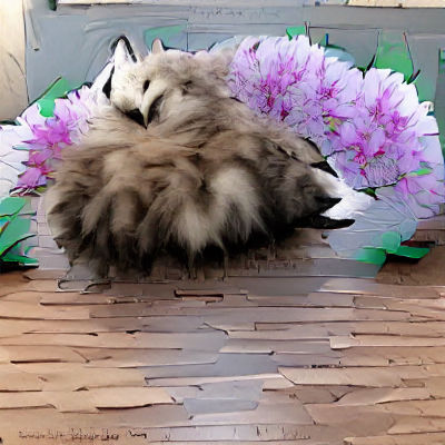 Abstract AI Rendering: The Essence of 'Floof'