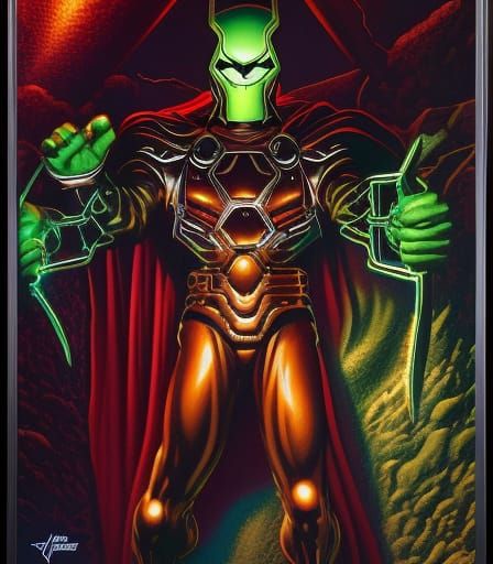 Victor Von Doom Concept Art in Digital Painting Style