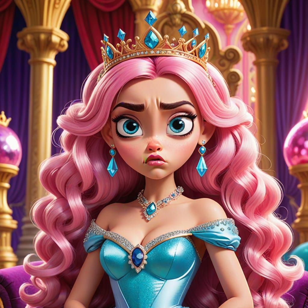 The Pouty Princess: A Royal Disdain