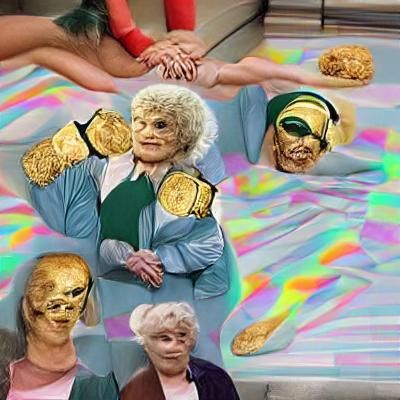 Golden Girls Reimagined as Wrestlers