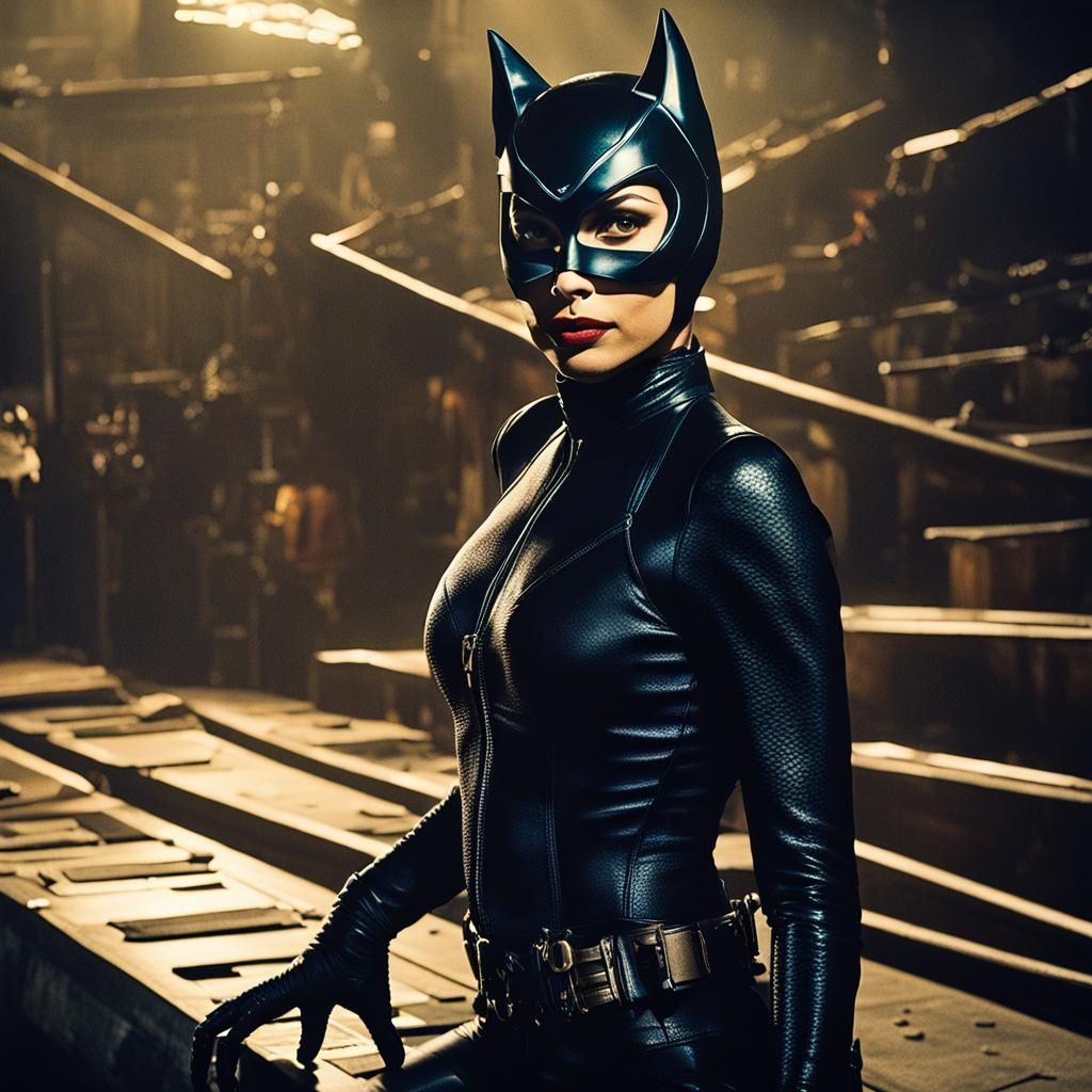 Morena Baccarin as Catwoman: Cinematic Film Still