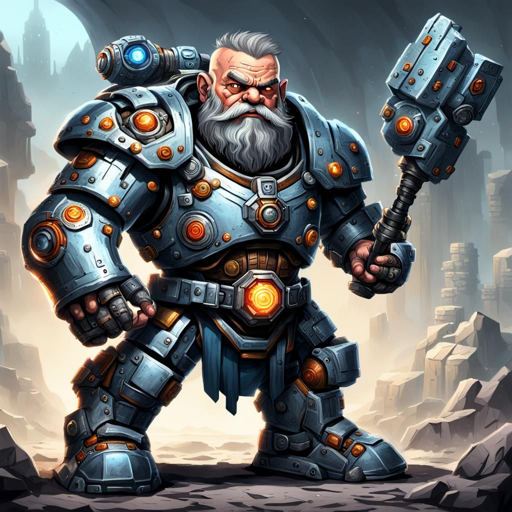Cyborg Dwarf Image