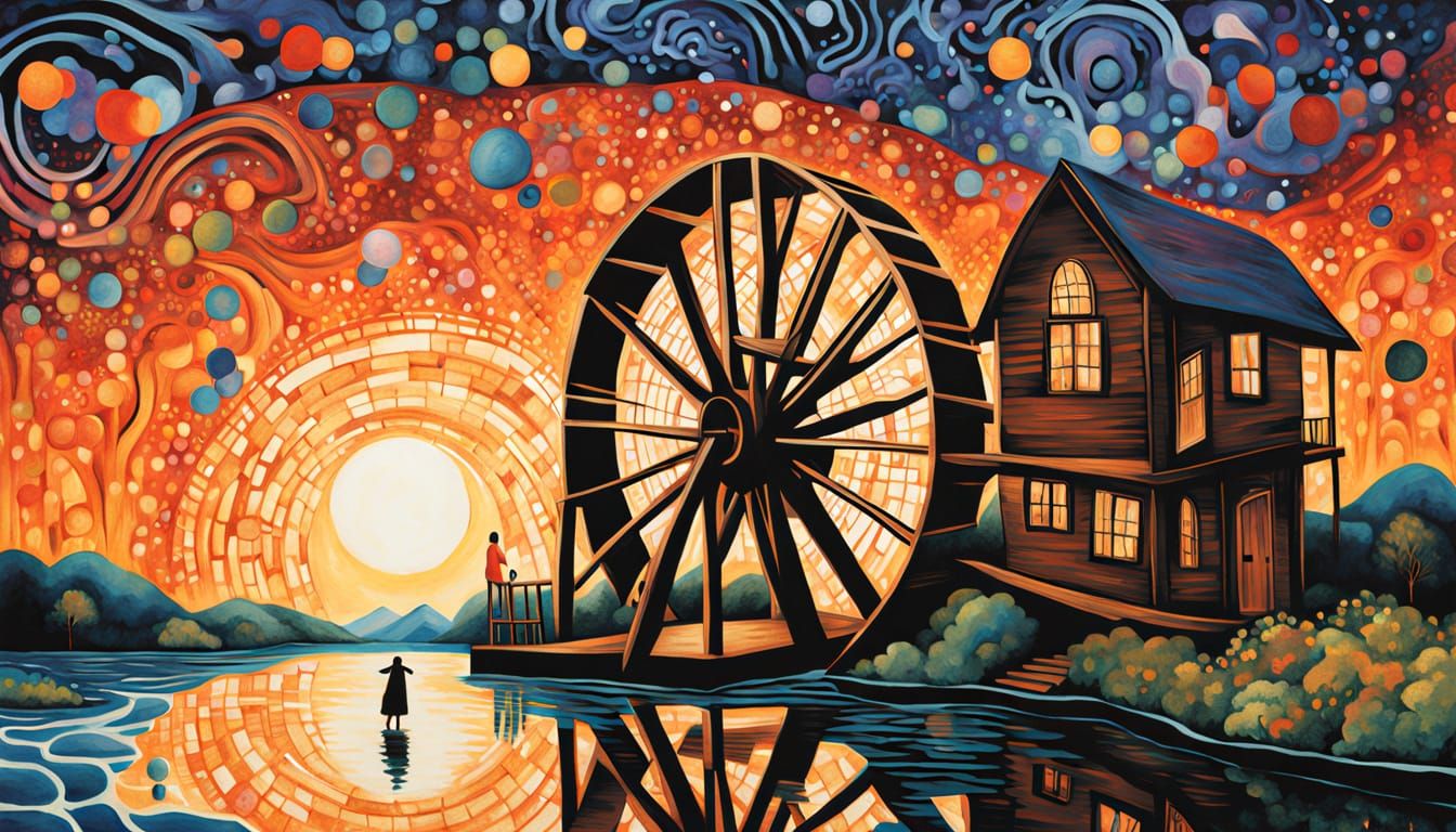 Cosmic Waterwheel: A Grounded yet Ethereal Union of Nature a...