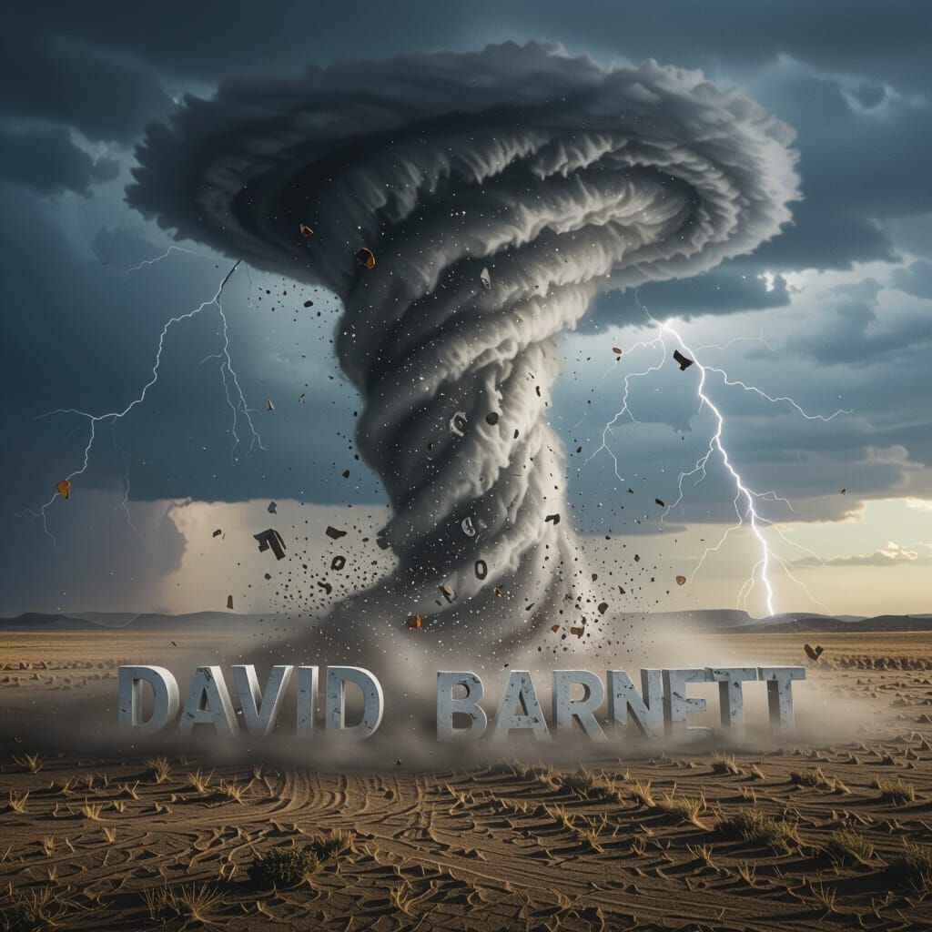 Tornado Rips Through Landscape, Swirling 'David Barnett' Let...