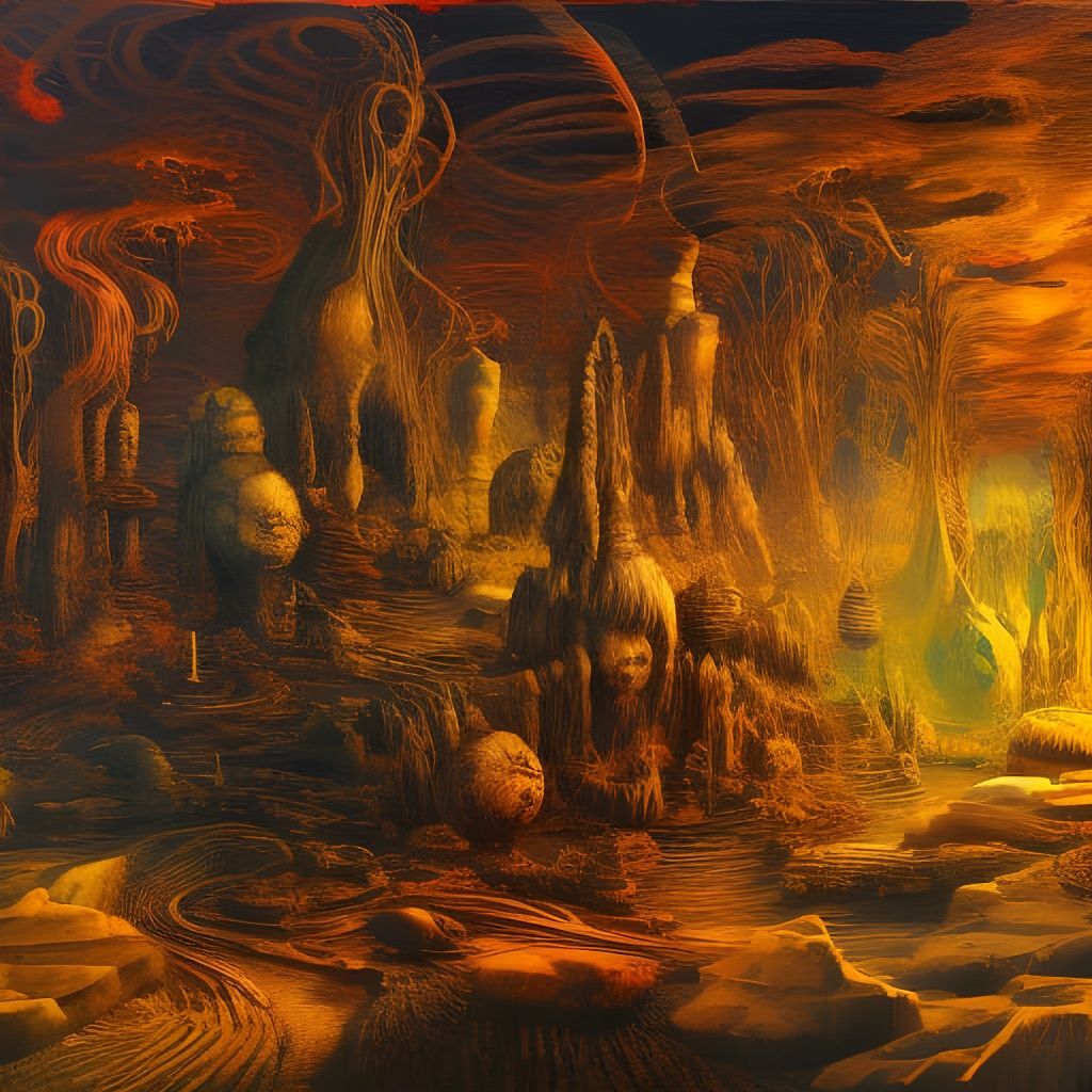 Chaotic French Fry Attack: A Contemporary Art Piece