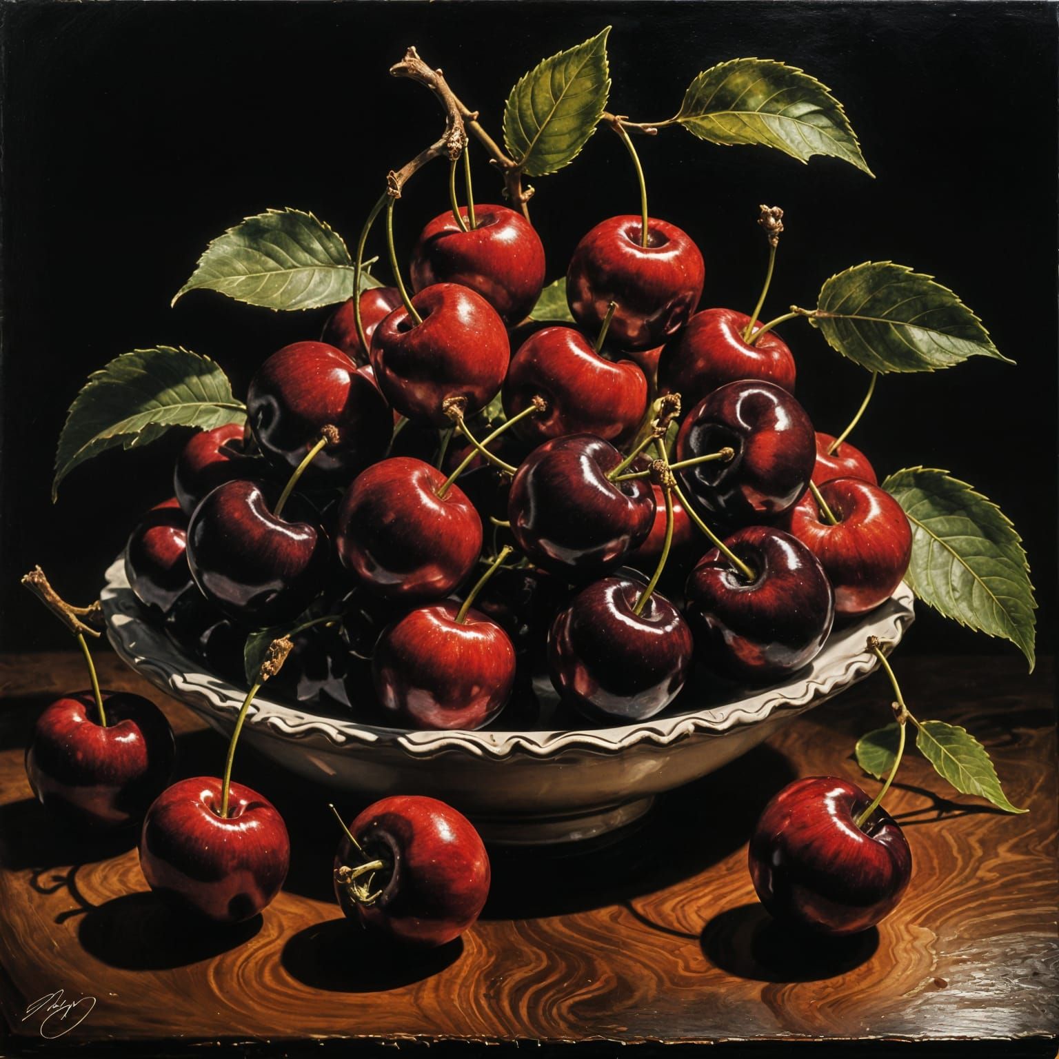 Still life - Cherries