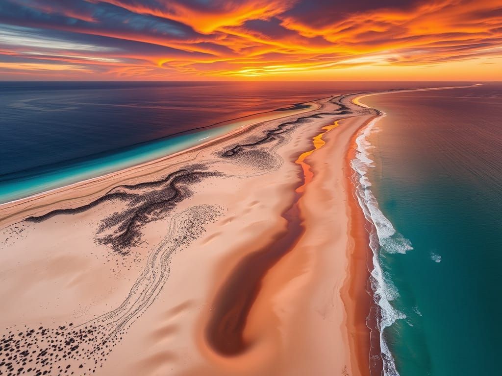 Ningaloo Coast Aerial View