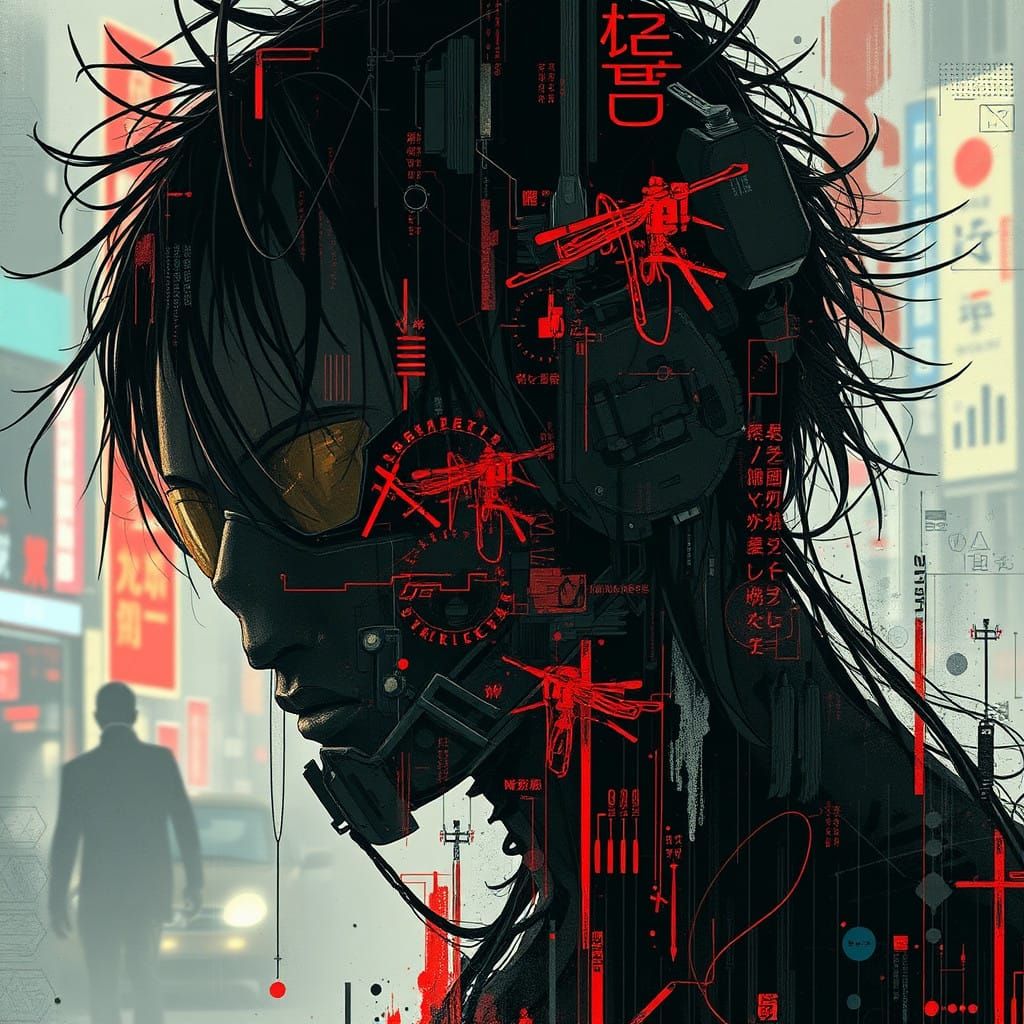 Cyberpunk Dreamscapes in Biopunk Style