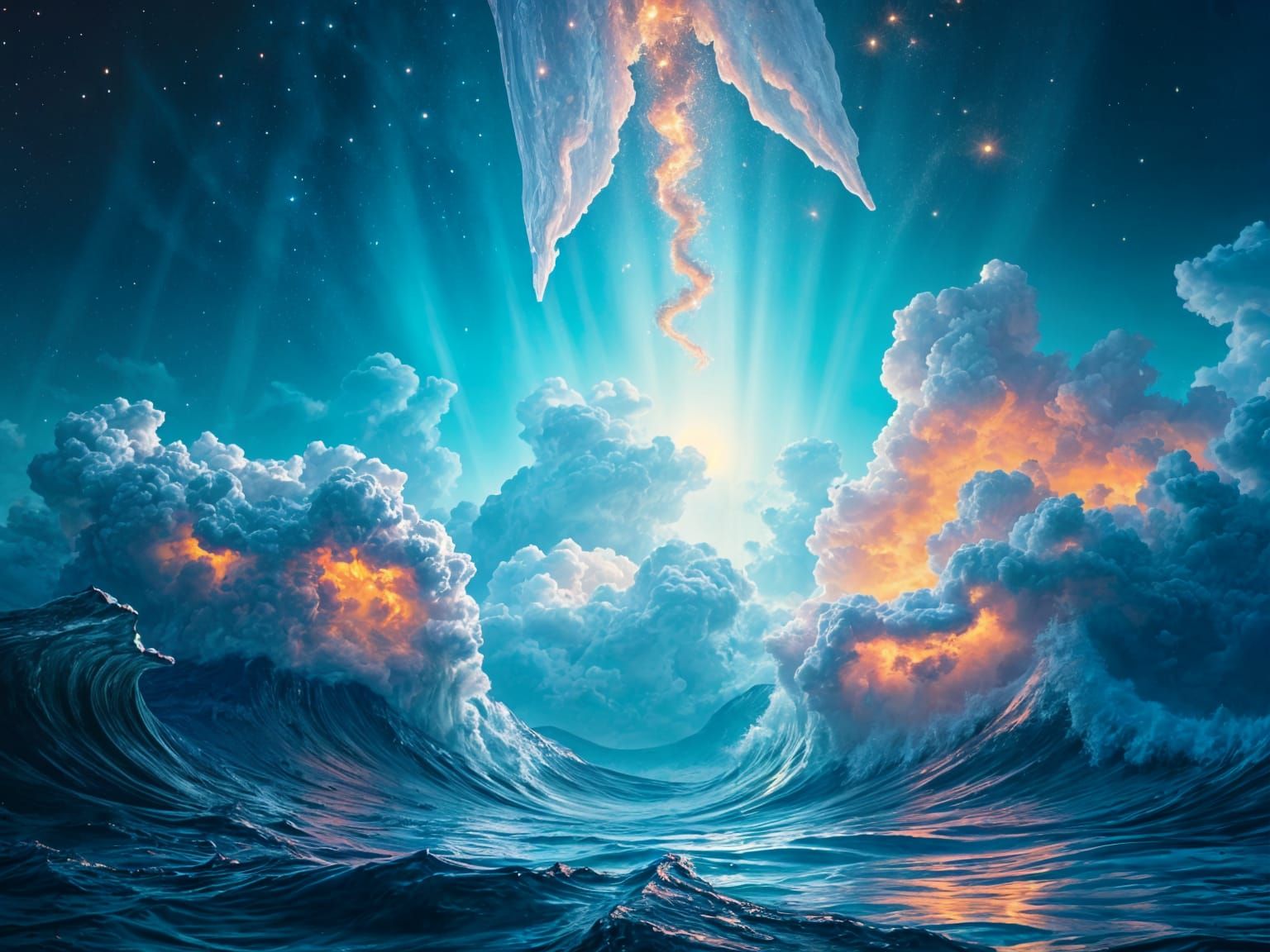 Ocean Dream: A Hyper-Detailed 3D Render