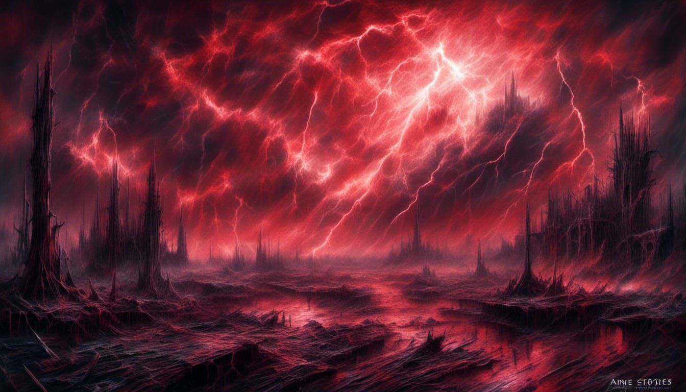 Electrical Storm in Cosmic Galactic Landscape