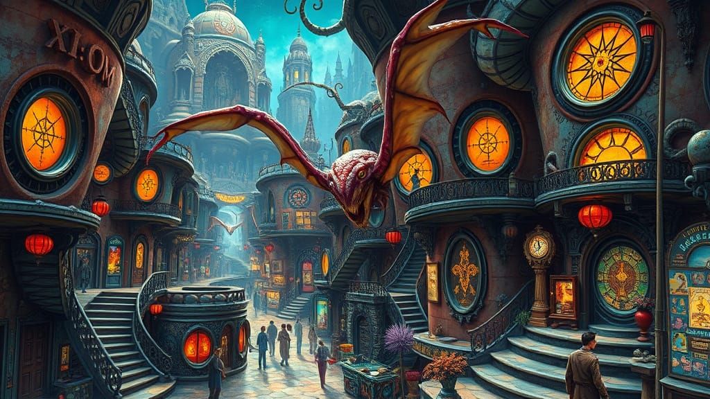 Baroque, Interplanetary Desert Village of Yuggoth