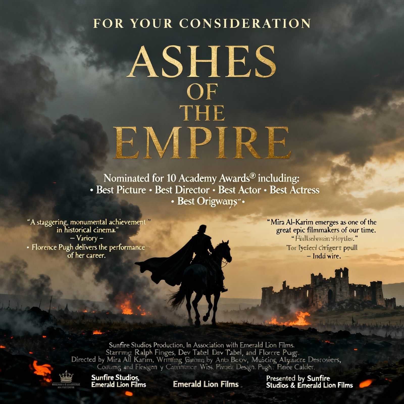 Ashes of the Empire: Oscar-Nominated Historical Epic Awards ...