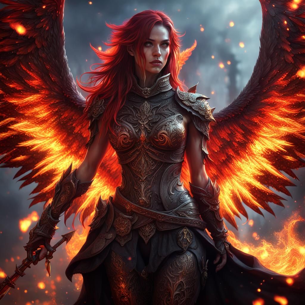 The Fire Phoenix Knight