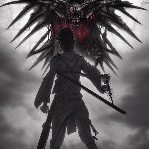 Demon Slayer Returns Home: Hyperrealistic Digital Art