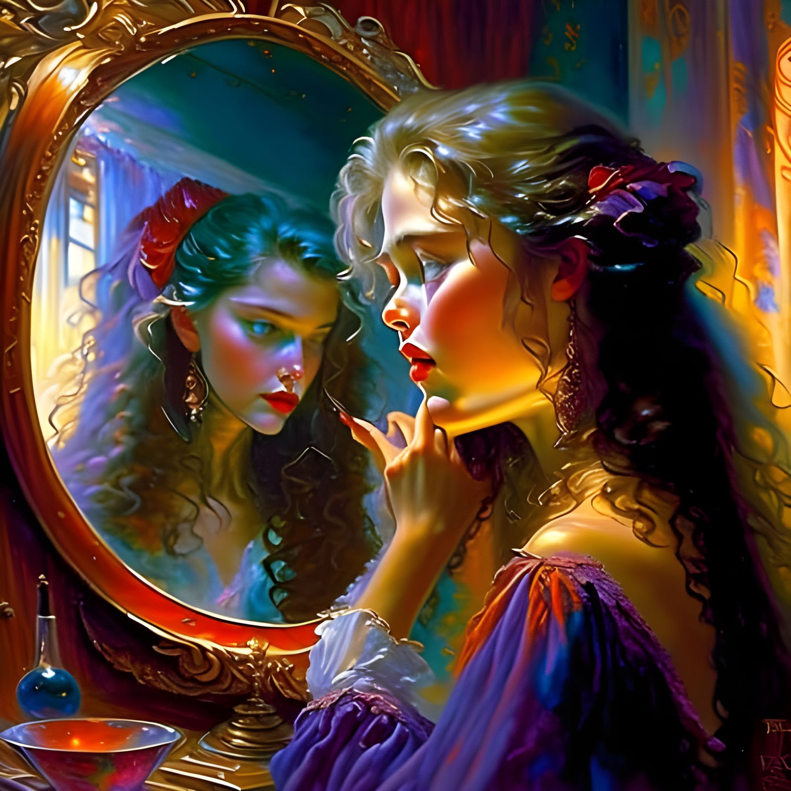 Espejito, ¿quien es más bonita tu reflejo o yo?