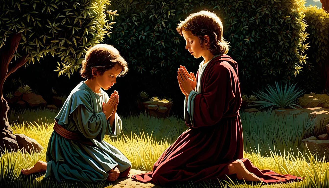 Jesus Praying: A Digital Matte Painting